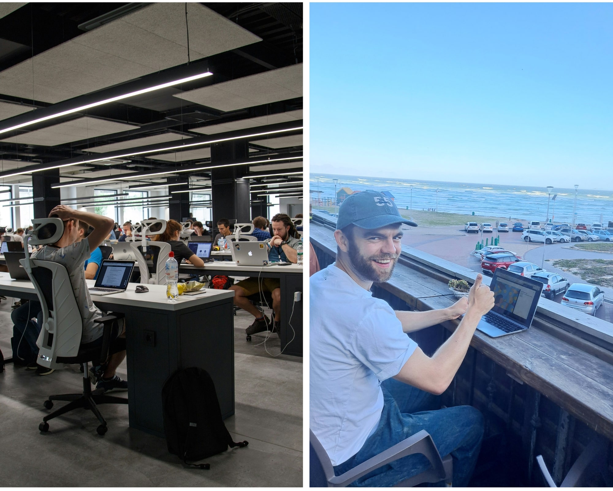 boring office work vs working remotely in Cape Town - Alicubi